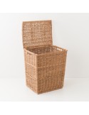 Marcel low-backed rattan armchair