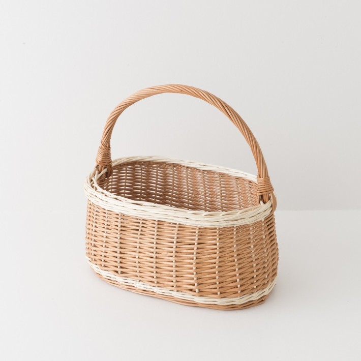 Marcel low-backed rattan armchair