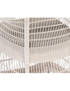 Zenith outdoor armchair in Galet resin 2
