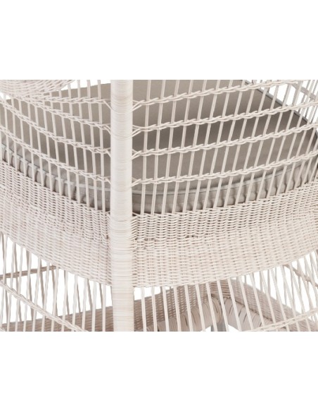 Zenith outdoor armchair in Galet resin