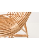 Marius wicker armchair without cushion