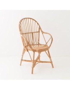 Cesar wicker armchair without cushion