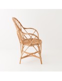 Cesar wicker armchair without cushion