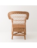 Antonin wicker armchair without cushion