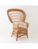 Antonin wicker armchair without cushion