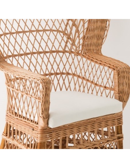 Antonin wicker armchair without cushion Antonin wicker armchair without cushion