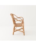 Antonin wicker armchair without cushion