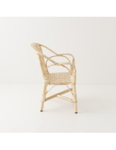 Antonin wicker armchair without cushion 2