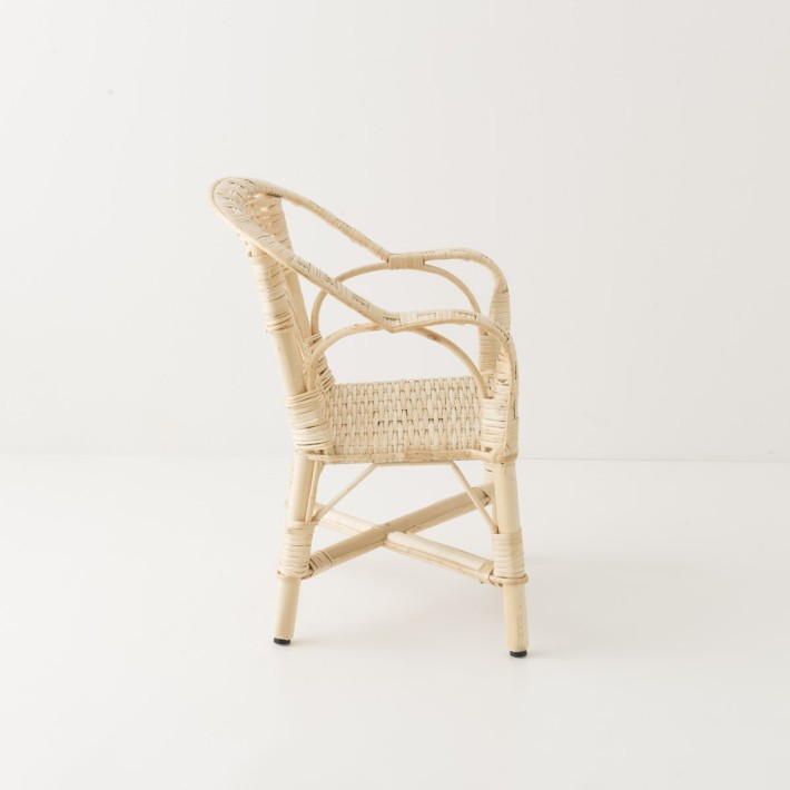 Antonin wicker armchair without cushion