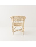 Antonin wicker armchair without cushion