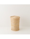 Wicker laundry basket 54 cm high