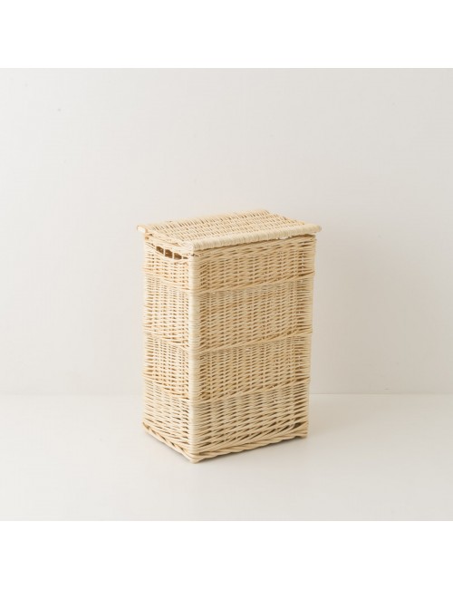 Wicker laundry basket 54 cm high