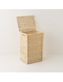 Wicker laundry basket 54 cm high