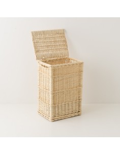 Wicker laundry basket 54 cm high 2