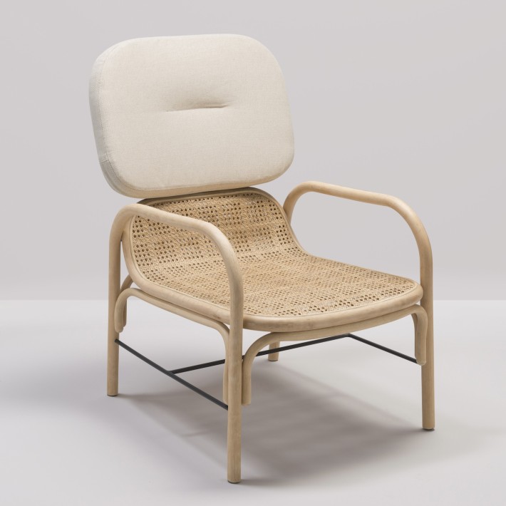 ORCHID EDITION - Fauteuil rotin PLUS Migliore écru