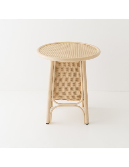 Table basse en rotin pm CORRIDOR vue de côté