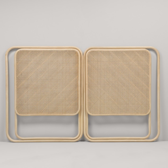 Tête de lit en rotin PASSAGE structure seule