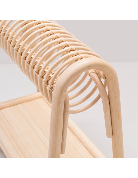 Tréteau du bureau PASSE-PASSE: détail du passe-fil