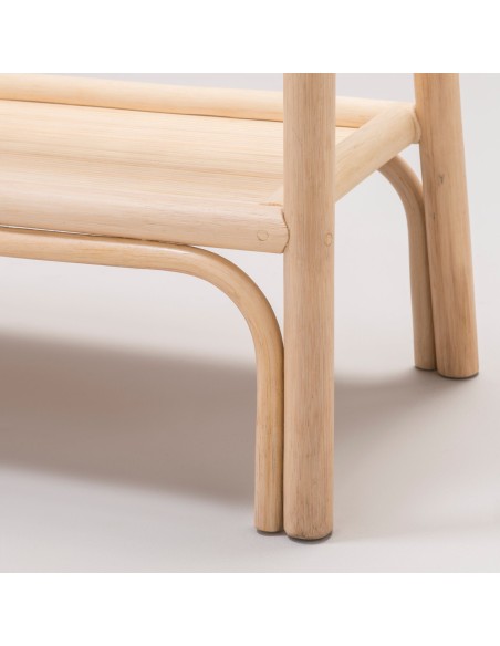 Tréteau du bureau PASSE-PASSE: détail de la tablette inférieure