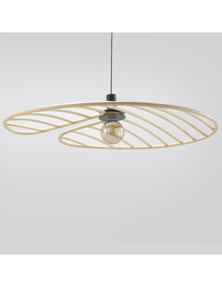 Grande suspension en rotin NYMPHEA