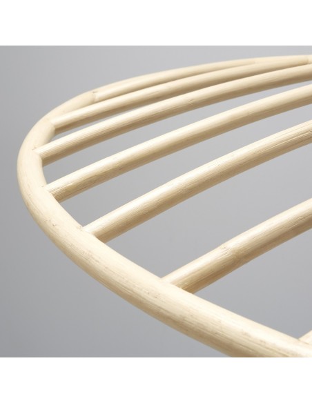 Grande suspension en rotin NYMPHEA détail de l'abat-jour