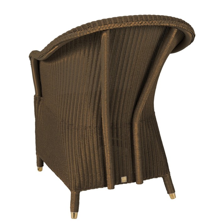 Fauteuil Lloyd Loom Sidonie cuivre de chez KOK MAISON