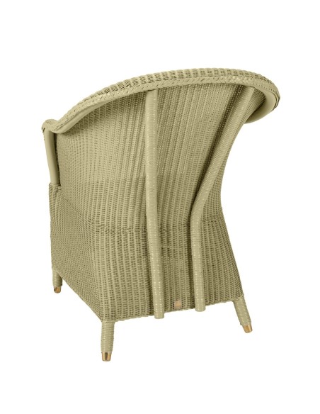 Lloyd Loom armchair Sidonie in Jaune Passé color