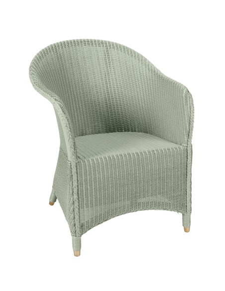Fauteuil Lloyd Loom Sidonie pistache de chez KOK MAISON