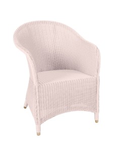 Fauteuil Lloyd Loom Sidonie blanc de chez KOK MAISON