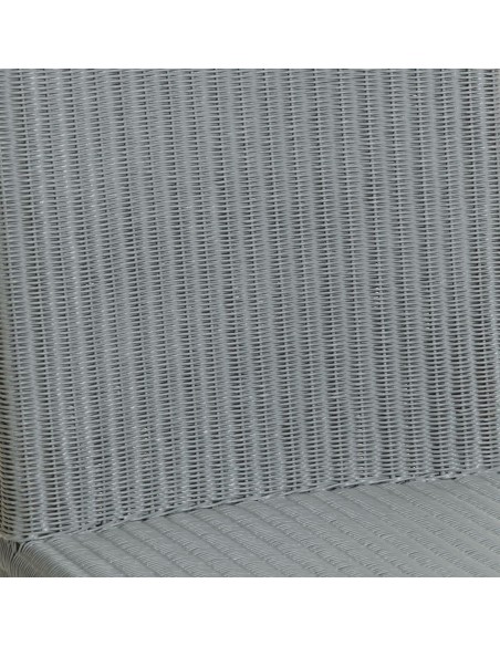 Lloyd Loom sample : bleu gris