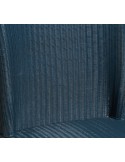 Lloyd Loom sample : bleu paon