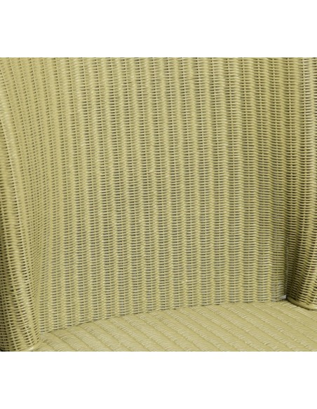 Echantillon Lloyd Loom : jaune passé