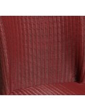 Lloyd Loom sample : rouge rubis