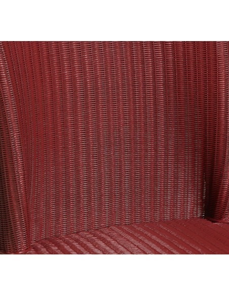 Echantillon Lloyd Loom : rouge rubis