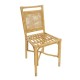 Riviera rattan dining chair structure