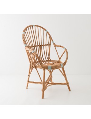 Cesar wicker armchair without cushion