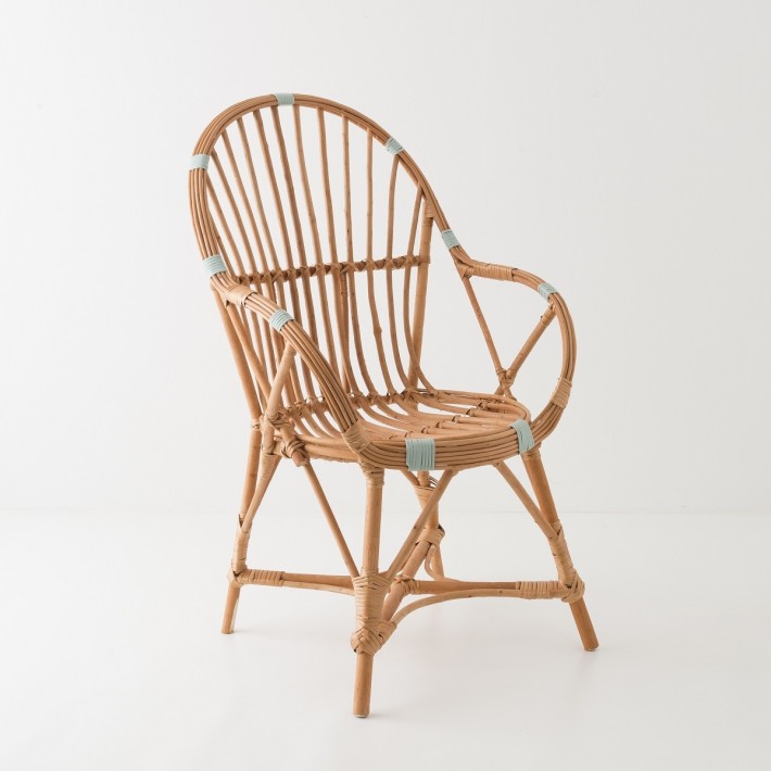 Fauteuil en osier César 2