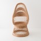 Firmin wicker armchair without cushion