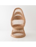 Firmin wicker armchair without cushion