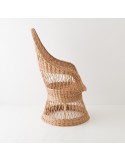 Firmin wicker armchair without cushion