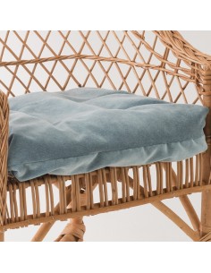 Antonin wicker armchair without cushion