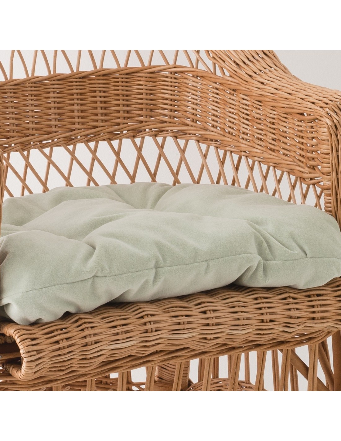 Large wicker armchair online