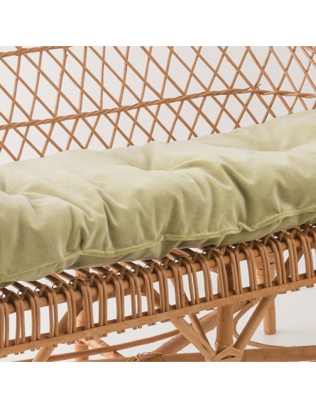 Antonin wicker armchair without cushion