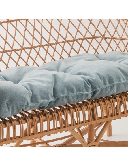 Antonin wicker armchair without cushion