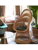 Firmin wicker armchair without cushion