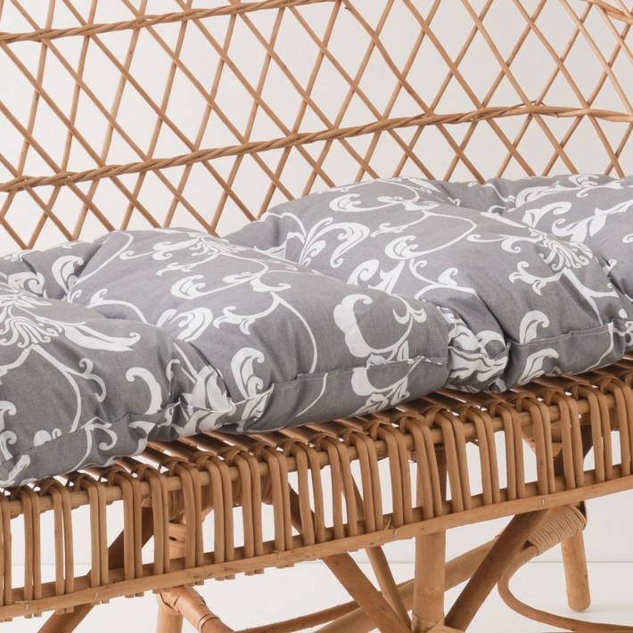 Antonin wicker armchair without cushion