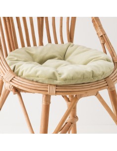 Antonin wicker armchair without cushion