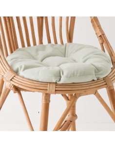 Antonin wicker armchair without cushion