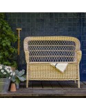 wicker chest bench with white willow