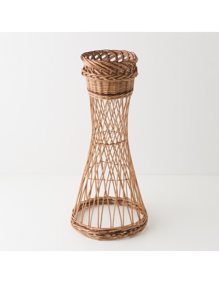 Sellette porte-plante en osier grand modèle